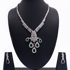 Italian 925 Sterling Silver Jewelry Set (Necklace + Earrings) – Timeless Elegance