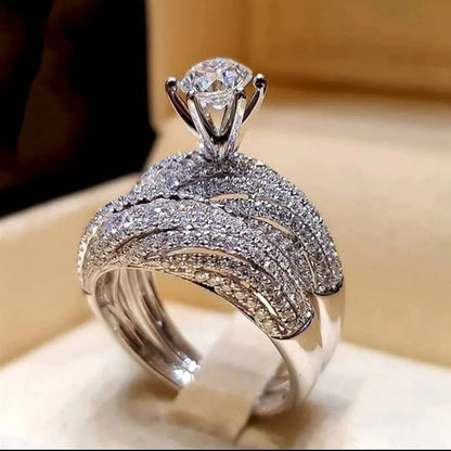 925 Sterling Silver Beaded Ring – Italian-Imported Elegance